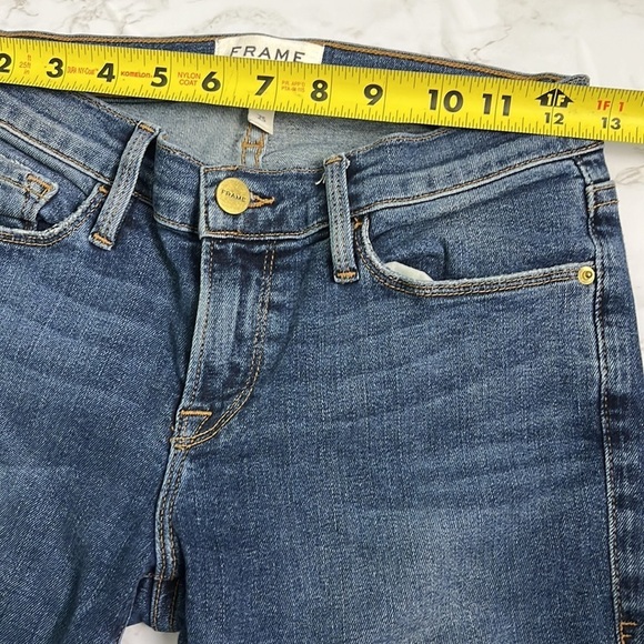 Frame Denim Women's Le Skinny De Jeanne Cotton-Blend Jeans Size 25 - Picture 3 of 9
